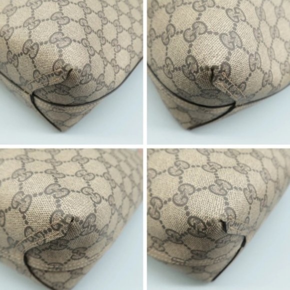 100% Authentic GUCCI Brown Canvas Tote Bag - Picture 6 of 12